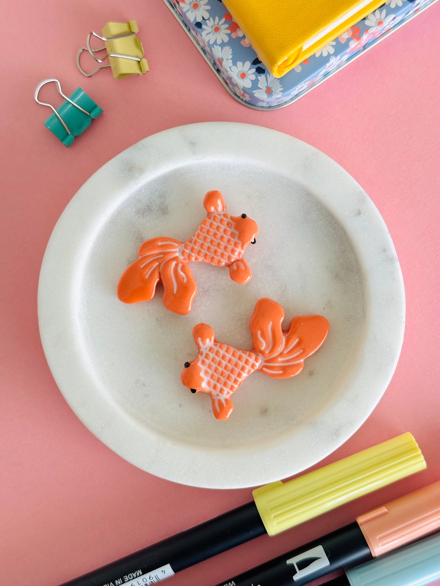 Handmade polymer clay animal magnets for fridge and office NZ