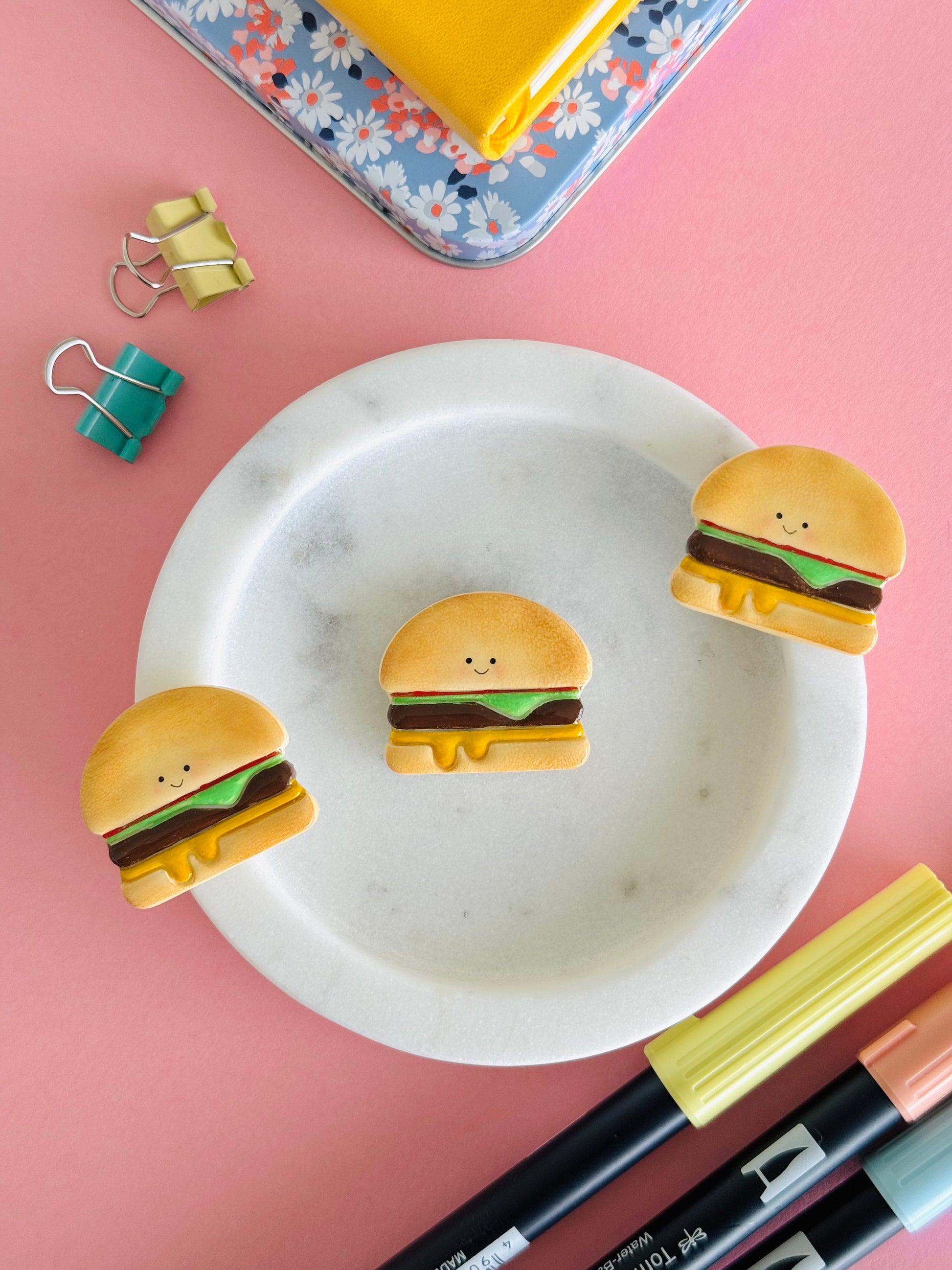 Handmade polymer clay food magnets for fridge and kitchen NZ