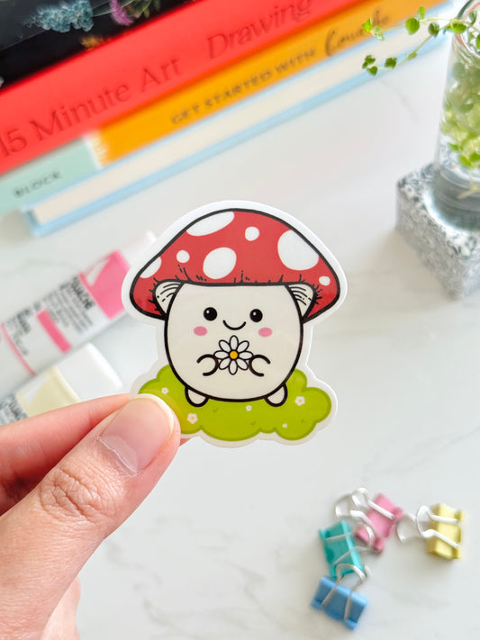 Cute stationery sticker for laptops, journals, and scrapbooks