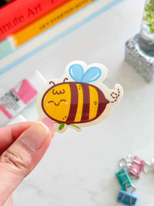 Cute stationery sticker for laptops, journals, and scrapbooks